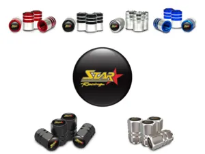 Ttre Valve Stem Caps for Bicycle Firm Metal Form